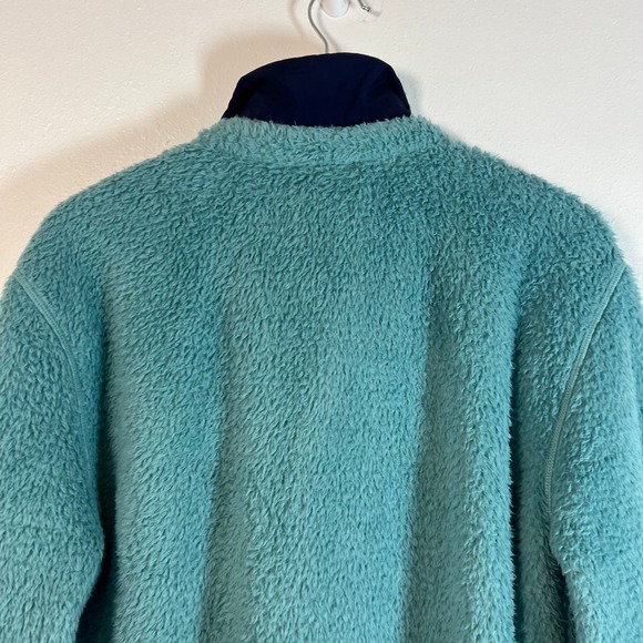 Outerknown Men's Standard Skyline Sherpa Fleece Shirt Jacket Size M Button Front - Picture 10 of 13